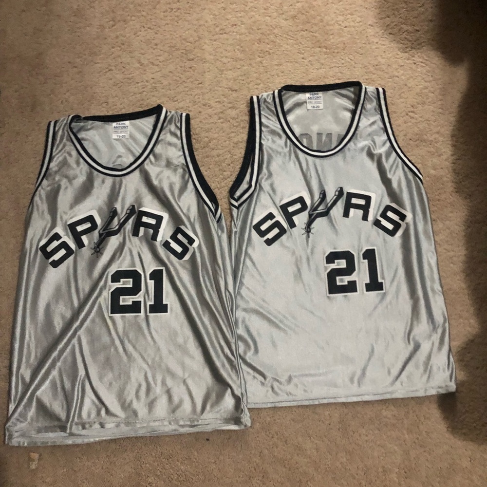 2 Tim Duncan Spurs Jerseys